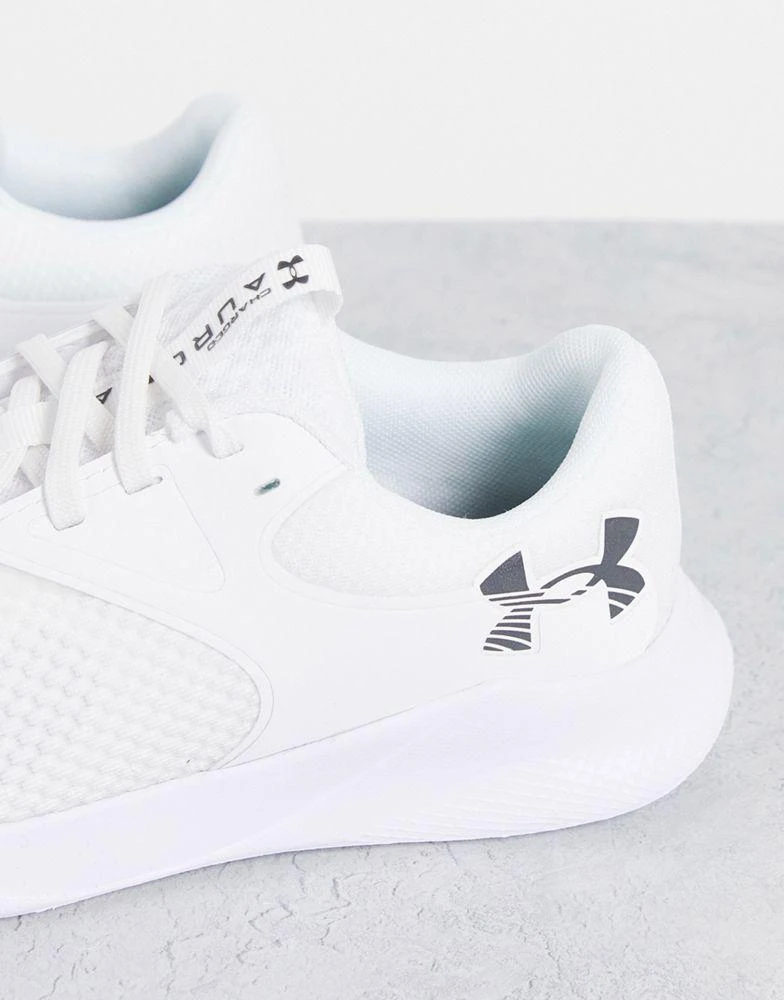 商品Under Armour|Under Armour Training Charged Aurora 2 trainers in white,价格¥557,第4张图片详细描述