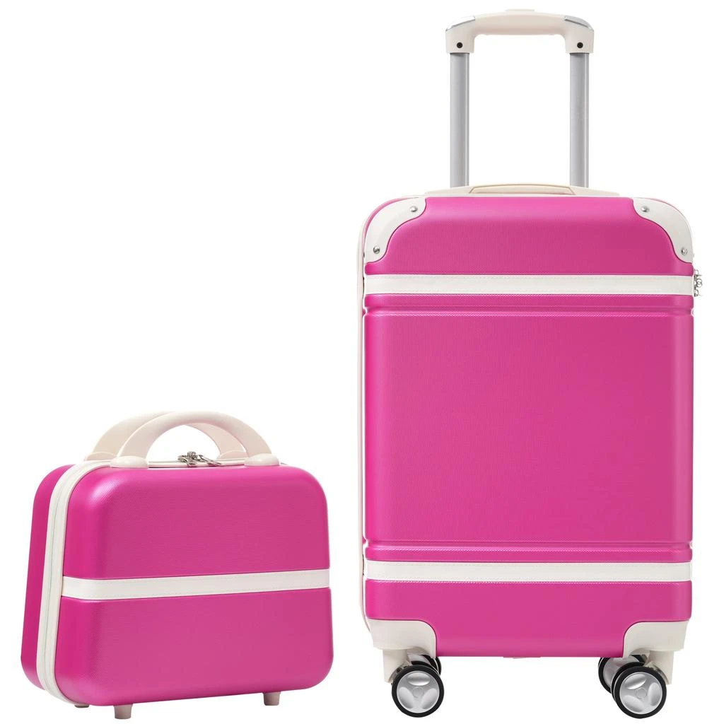 商品Streamdale Furniture|Streamdale 20 IN Hardside Luggage with Cosmetic Case,价格¥1035,第1张图片