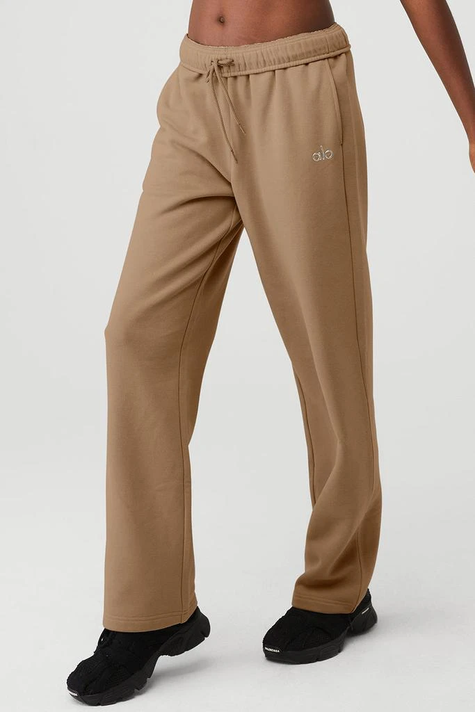 商品Alo|Accolade Straight Leg Sweatpant - Gravel,价格¥879,第3张图片详细描述