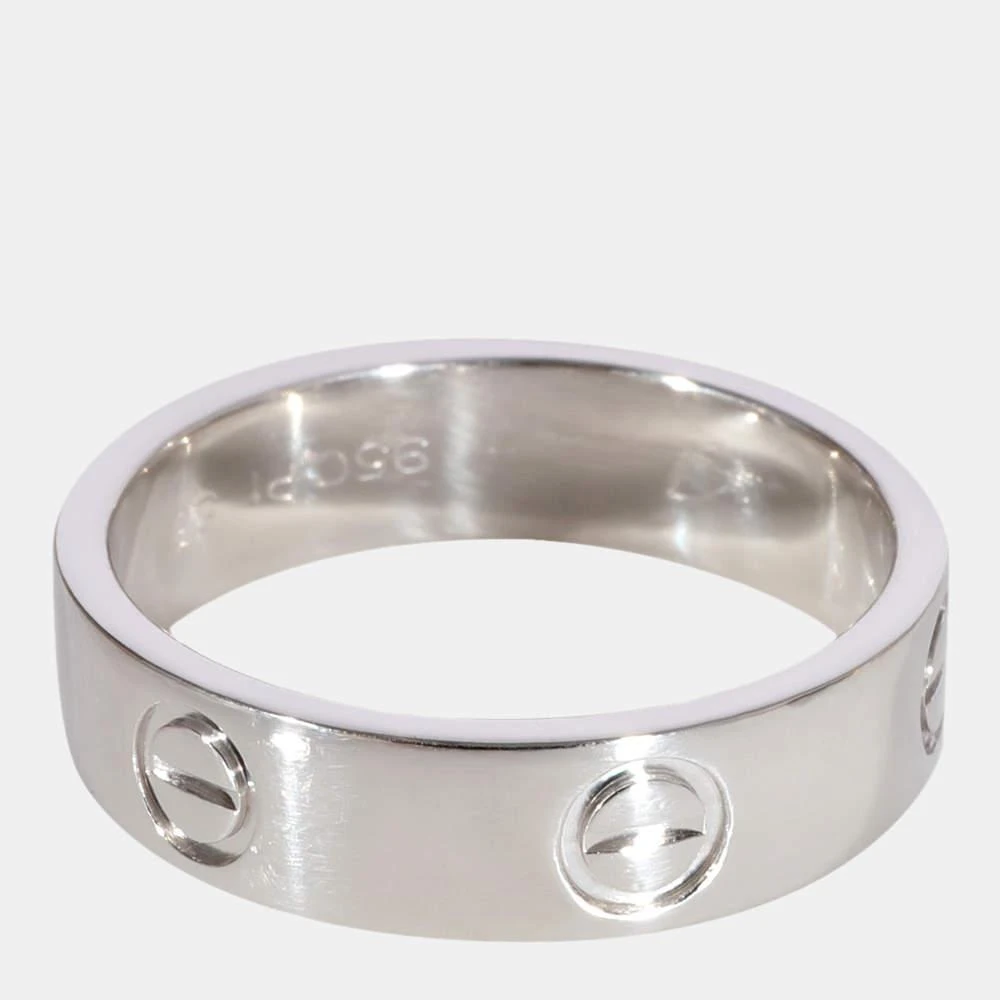 商品[二手商品] Cartier|Cartier Love Ring in 950 Platinum,价格¥22133,第2张图片详细描述