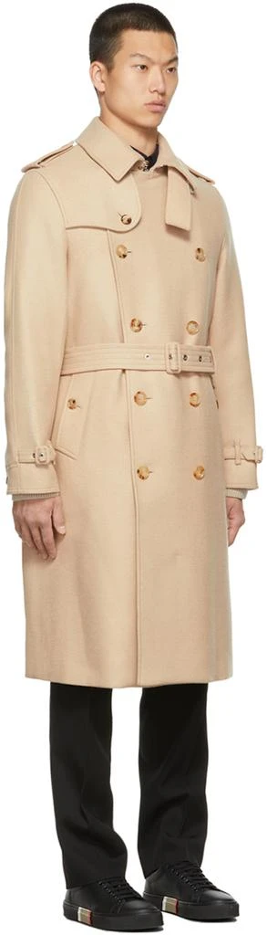 商品Burberry|Beige Camel Reconstructed Trench Coat,价格¥18025,第2张图片详细描述