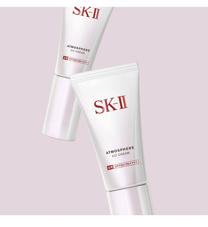 商品SK-II|日本直邮SK-II 轻润净透空气CC霜 SPF50+/PA++++ 30g,价格¥1131,第4张图片详细描述