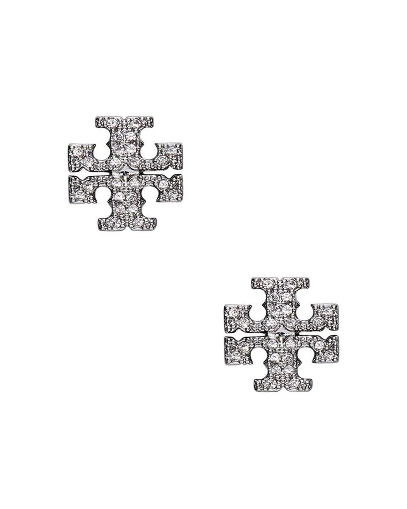 商品Tory Burch|Crystal Logo Stud Earrings,价格¥739,第1张图片