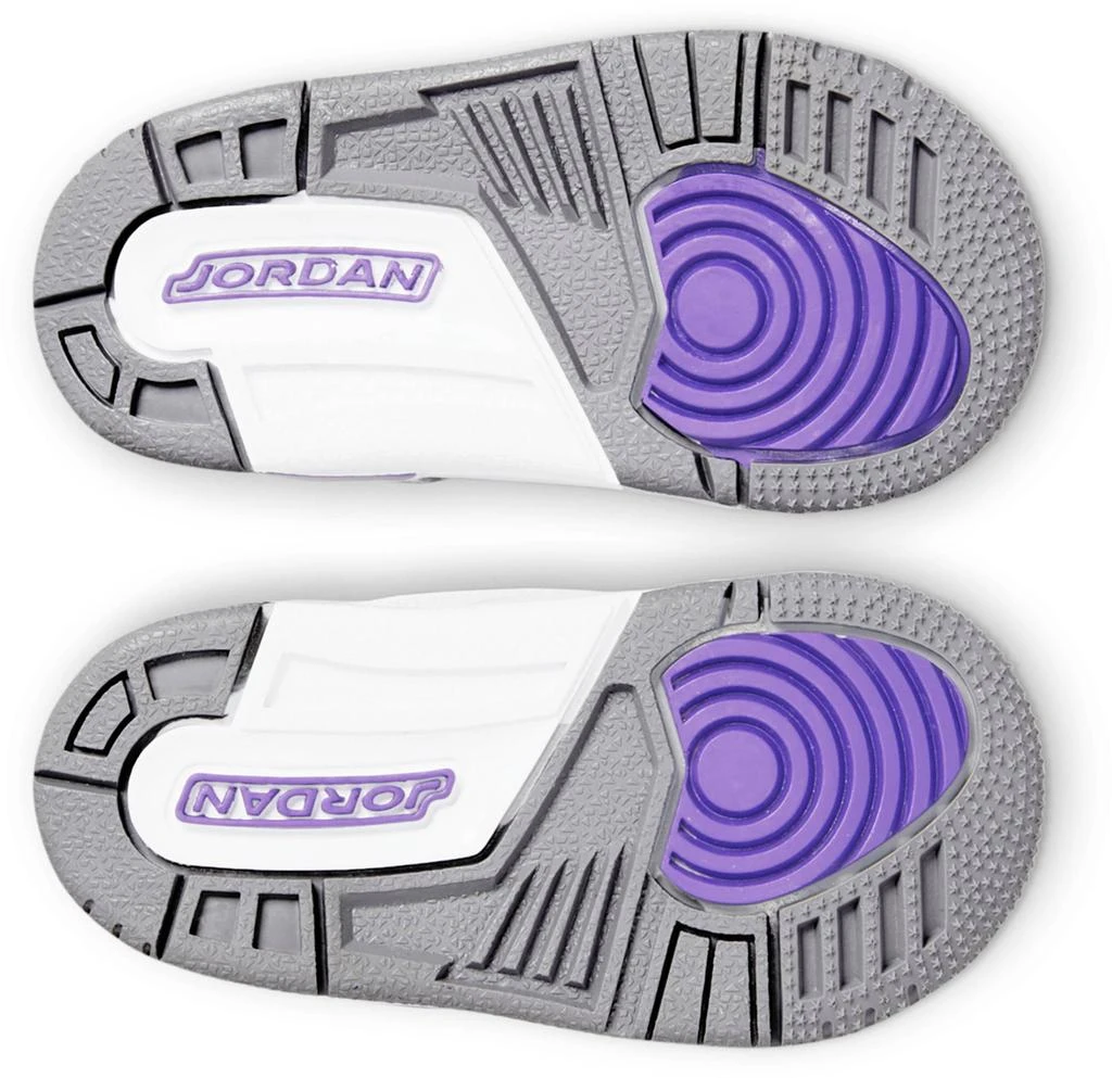 商品Jordan|Jordan Kids' Toddler Jordan 3 Retro Basketball Shoes,价格¥580,第2张图片详细描述