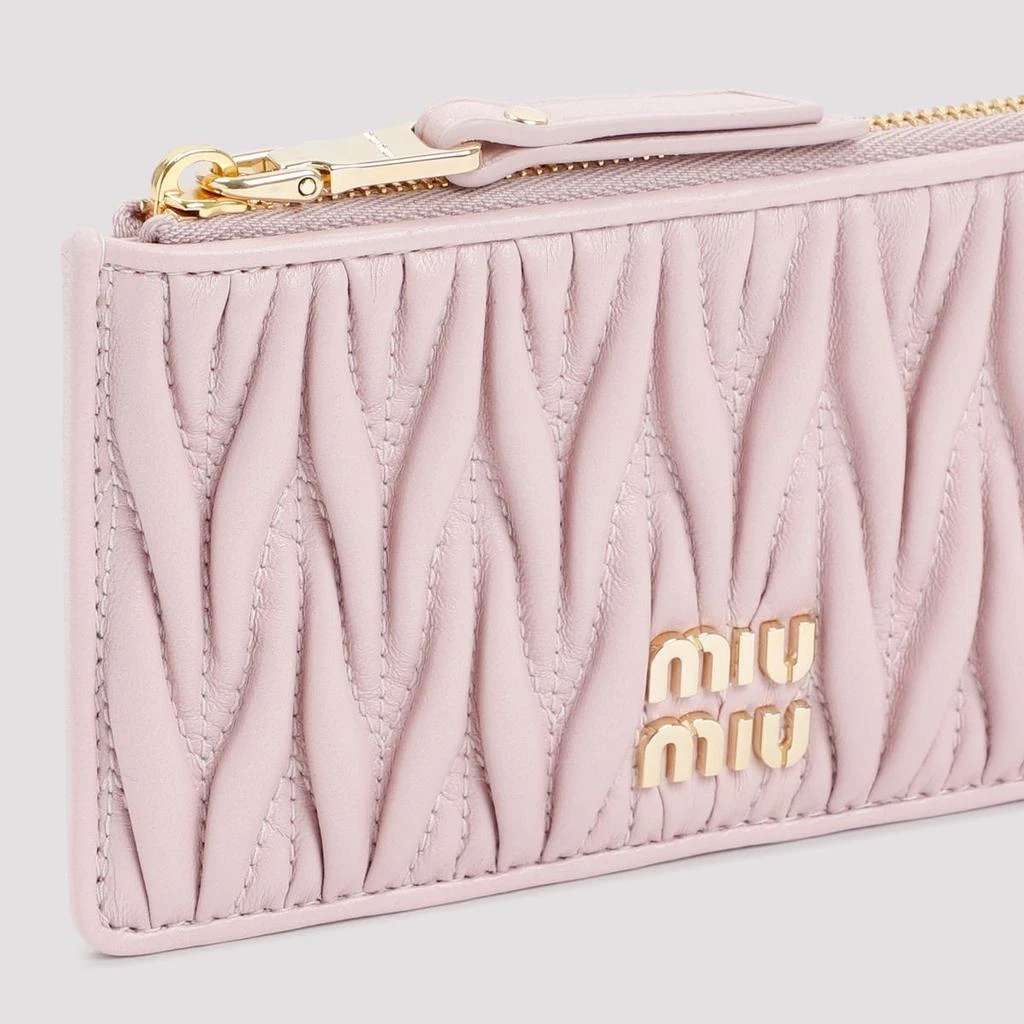 商品Miu Miu|MIU MIU  MATELASSÉ LEATHER POUCH SMALLLEATHERGOODS,价格¥2465,第3张图片详细描述