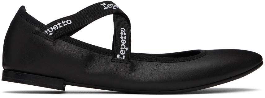 Black Joana Ballerina Flats商品第1张图片规格展示