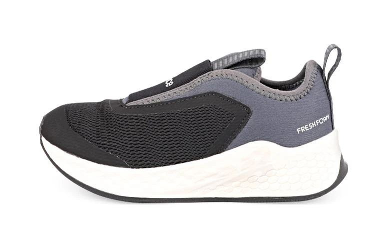 商品[国内直发] New Balance|[预售3天]舒适运动休闲鞋 黑灰白 中小童,价格¥390,第1张图片