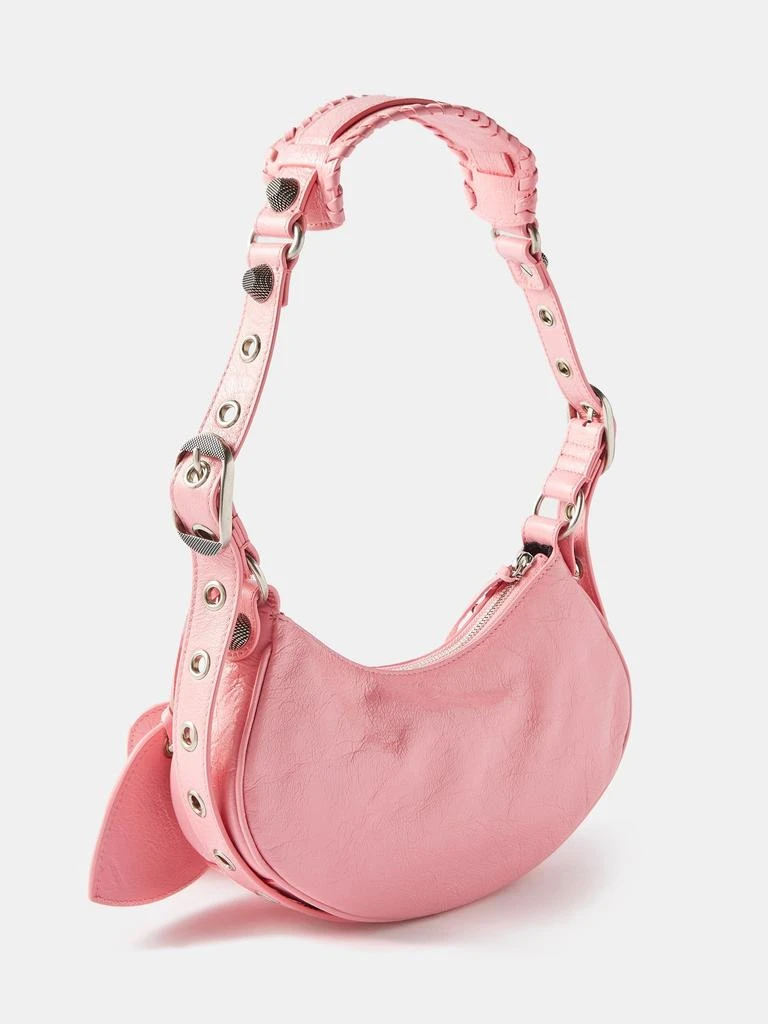 Le Cagole XS crinkled-leather shoulder bag 商品