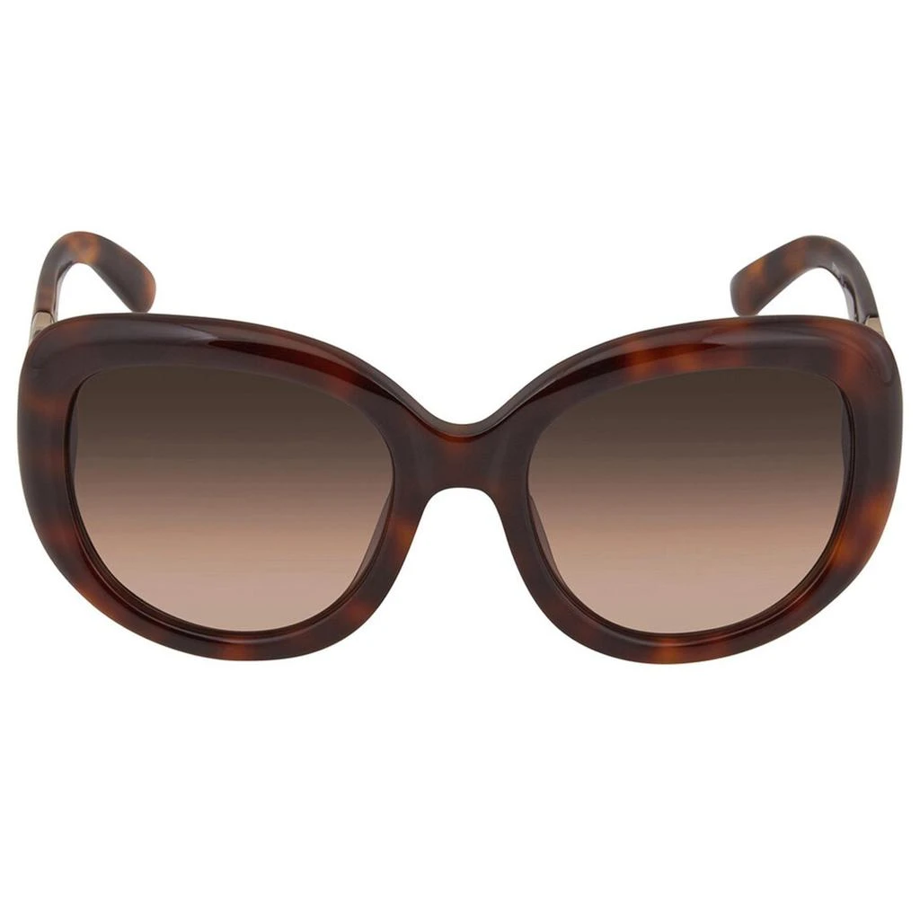 商品Salvatore Ferragamo|Salvatore Ferragamo Women's Sunglasses - Tortoise Cat Eye Shape Frame | SF727S 214,价格¥554,第2张图片详细描述