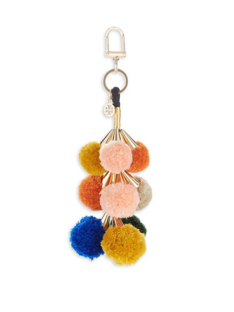 商品Tory Burch|Pom-Pom Trimmed Key Fob,价格¥309,第1张图片