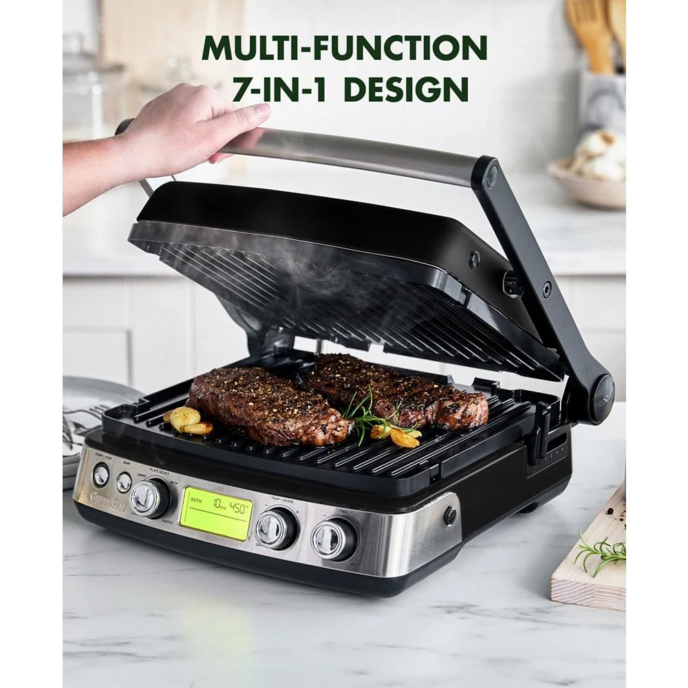 商品Greenpan|Elite Multifunction Grill, Griddle & Waffle Maker,价格¥3207,第5张图片详细描述