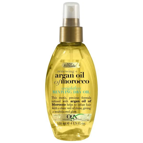 商品OGX|OGX Renewing+ Argan Oil of Morocco Weightless Reviving Dry Oil 118ml,价格¥102,第1张图片