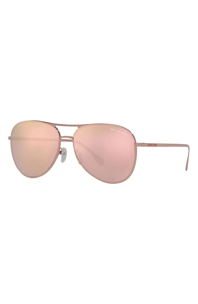 商品Michael Kors|59mm Aviator Sunglasses,价格¥526,第3张图片详细描述