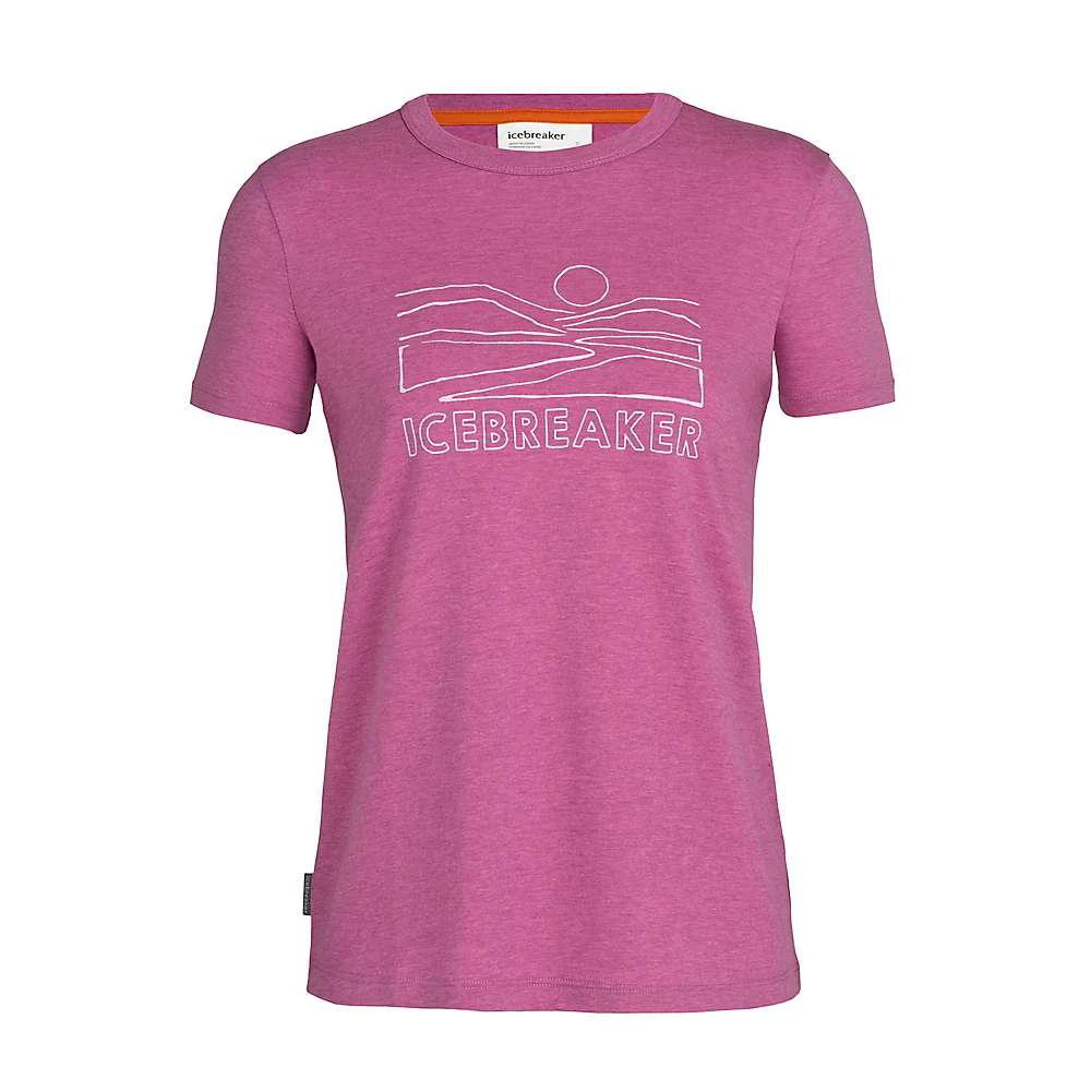 商品Icebreaker|Women's Central SS Tee - Icebreaker Sunset,价格¥263,第4张图片详细描述