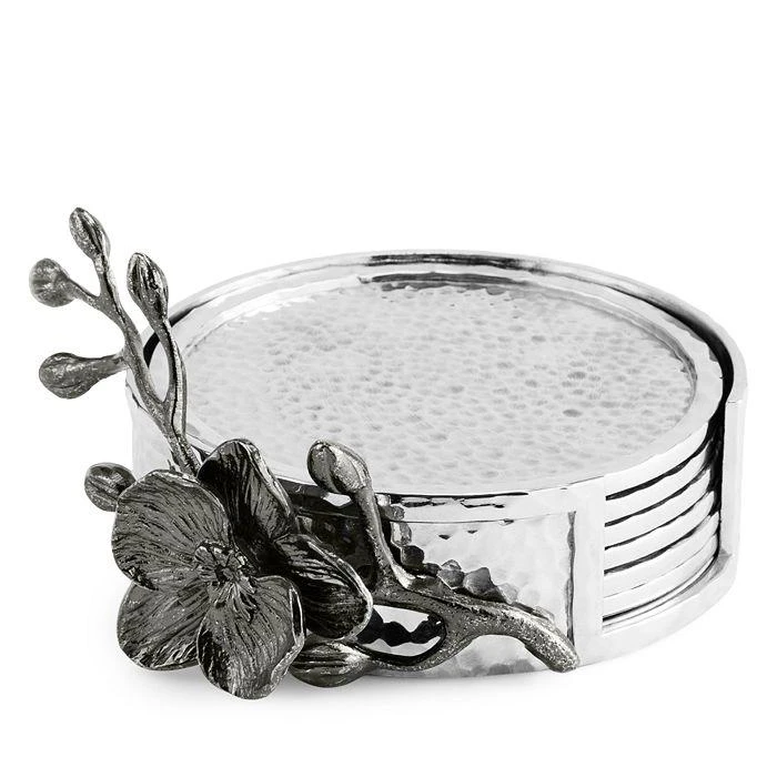 商品Michael Aram|Black Orchid Coasters, Set of 6,价格¥898,第1张图片详细描述