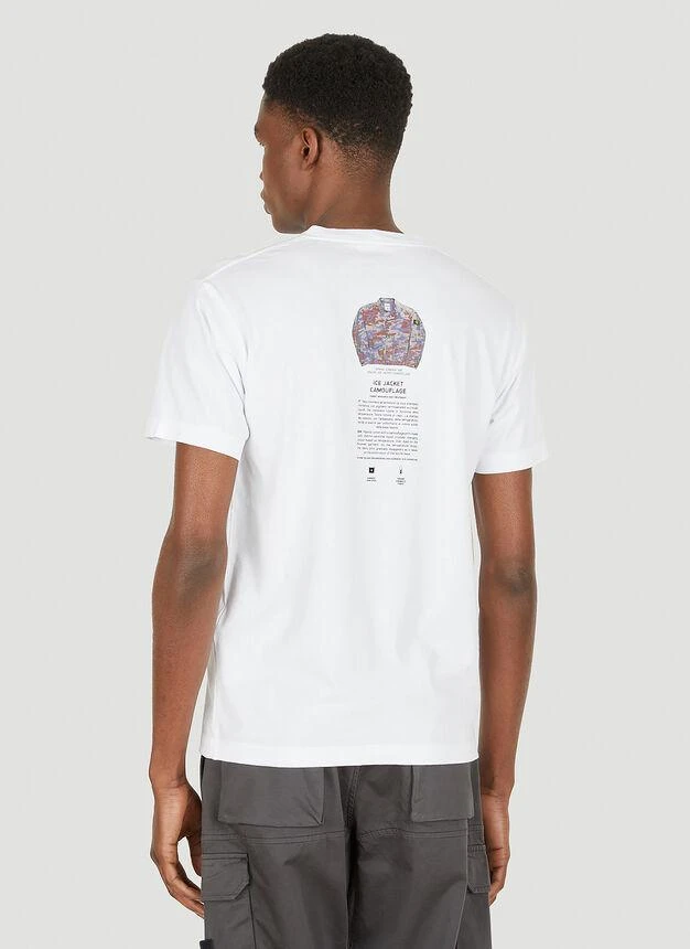 商品Stone Island|Logo Print T-Shirt in White,价格¥880,第4张图片详细描述