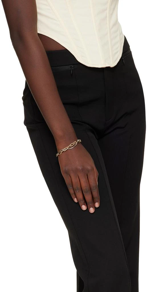 商品Justine Clenquet|SSENSE Exclusive Gold Kristen Bracelet,价格¥217,第3张图片详细描述