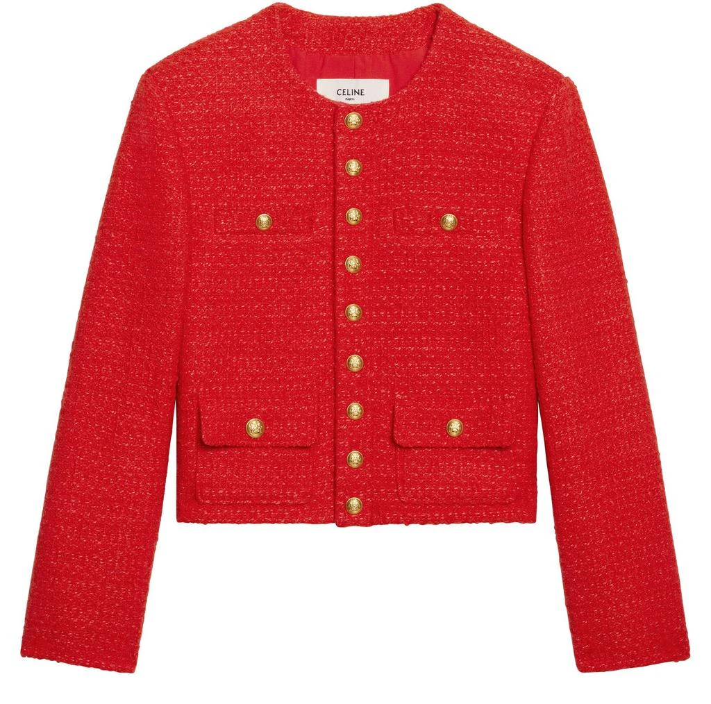 商品Celine|“chasseur" jacket in plain tweed,价格¥15937,第1张图片