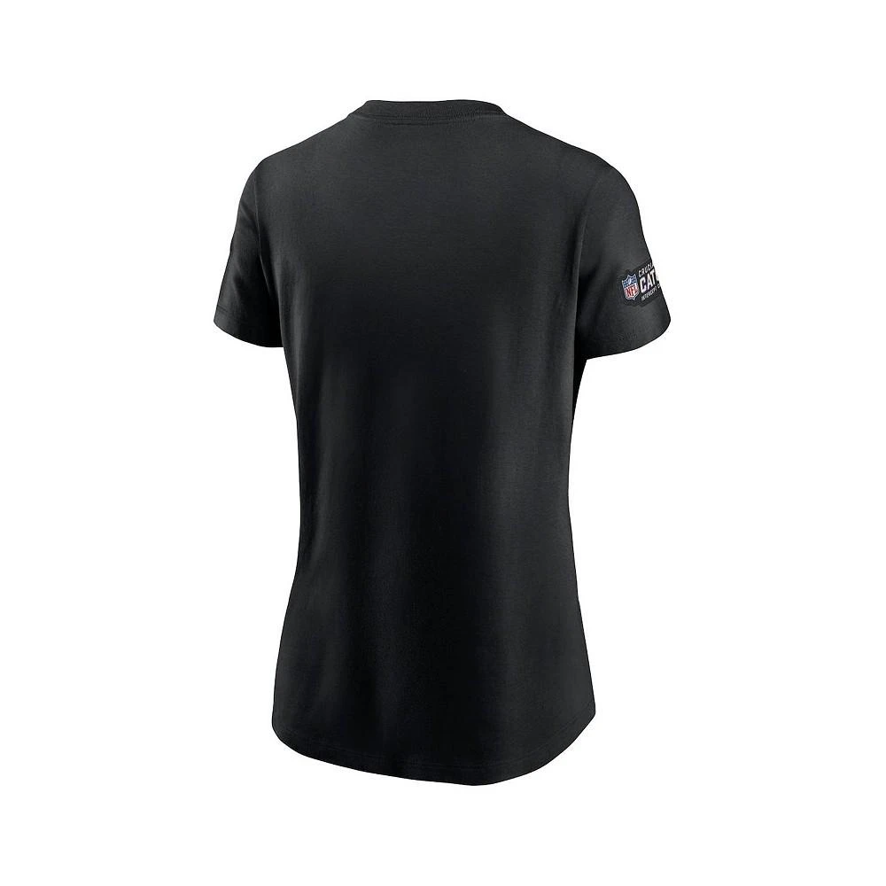 商品NIKE|Women's Black Washington Commanders 2023 NFL Crucial Catch Sideline Tri-Blend T-shirt,价格¥225,第3张图片详细描述