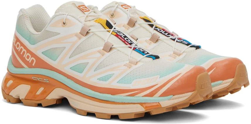 商品Salomon|Beige & Orange XT-6 Skyline Sneakers,价格¥792,第4张图片详细描述