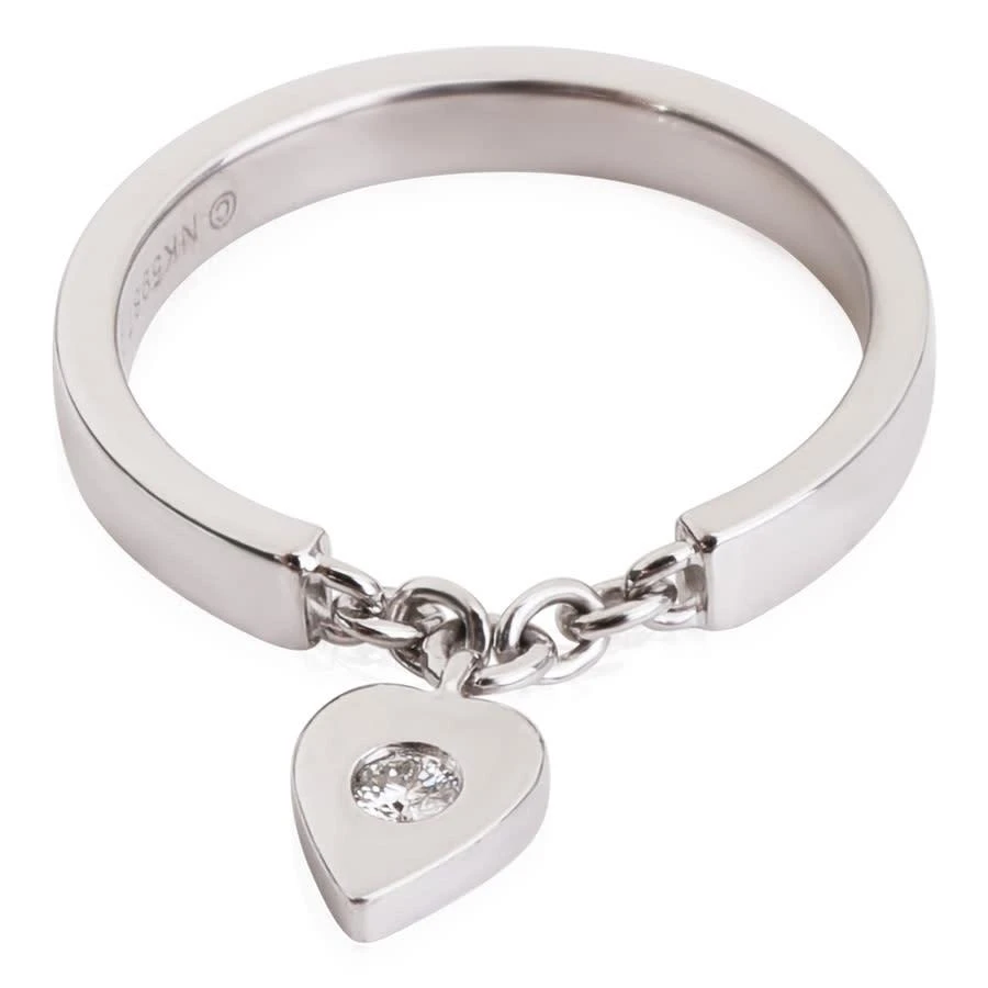 商品[二手商品] Cartier|Pre-Owned Cartier Mon Amour Heart Charm Ring in 18kt White Gold 0.05 CTW,价格¥9622,第1张图片