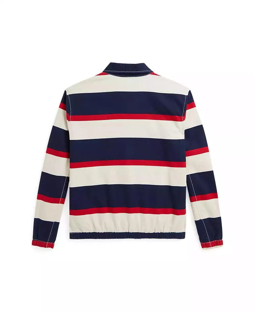 商品Ralph Lauren|Big Boys Bayport Striped Cotton Jacket,价格¥686,第2张图片详细描述