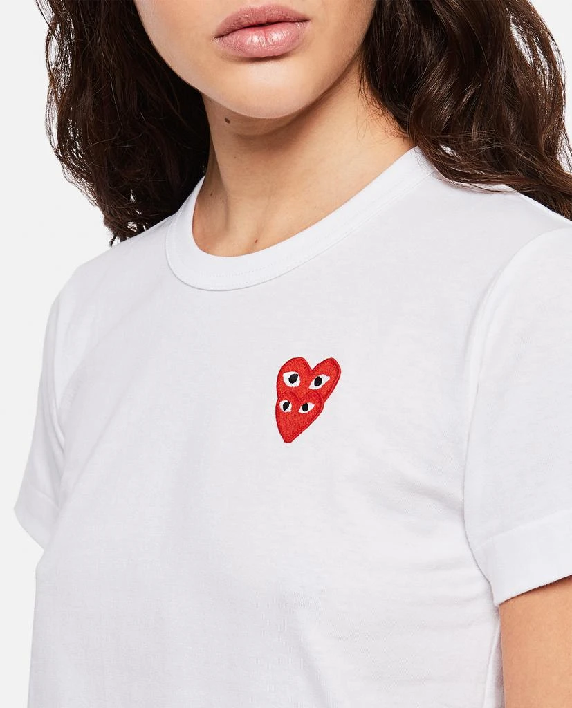 商品Comme des Garcons|T-shirt with hearts,价格¥767,第4张图片详细描述