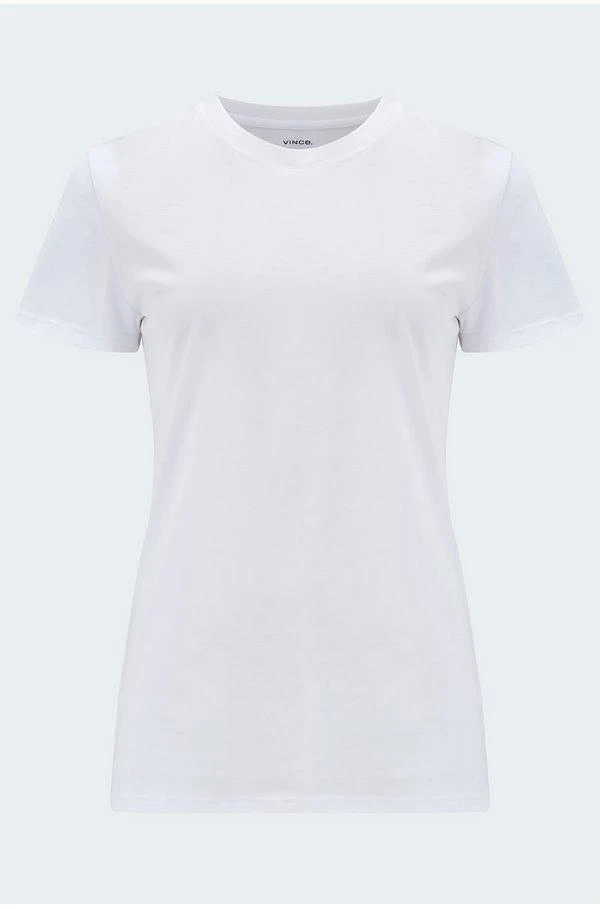 商品Vince|Vince - Essential Crew T-Shirt in White,价格¥709,第1张图片