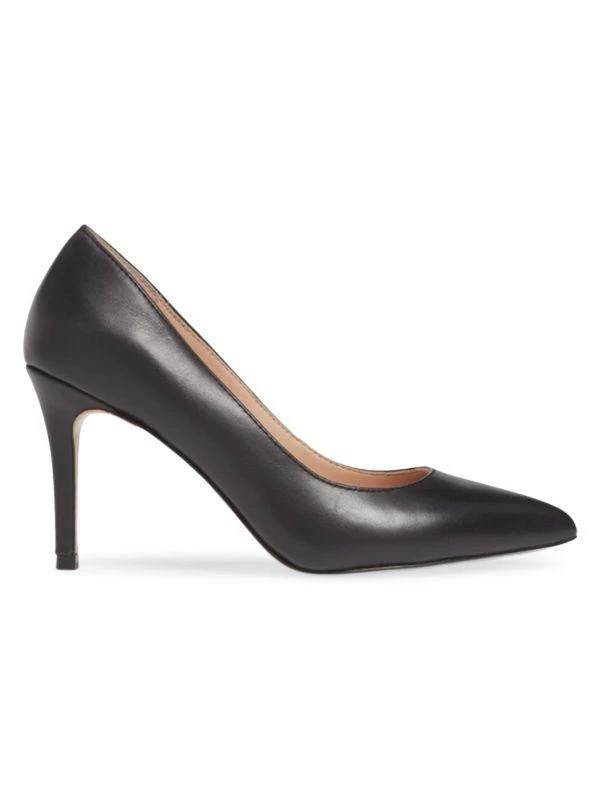 商品Charles David|93MM Interim Point Toe Leather & Suede Pumps,价格¥791,第1张图片