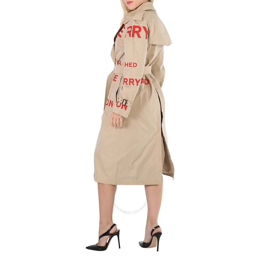 商品Burberry|Horseferry Print Cotton Gabardine Trench Coat,价格¥4882,第3张图片详细描述