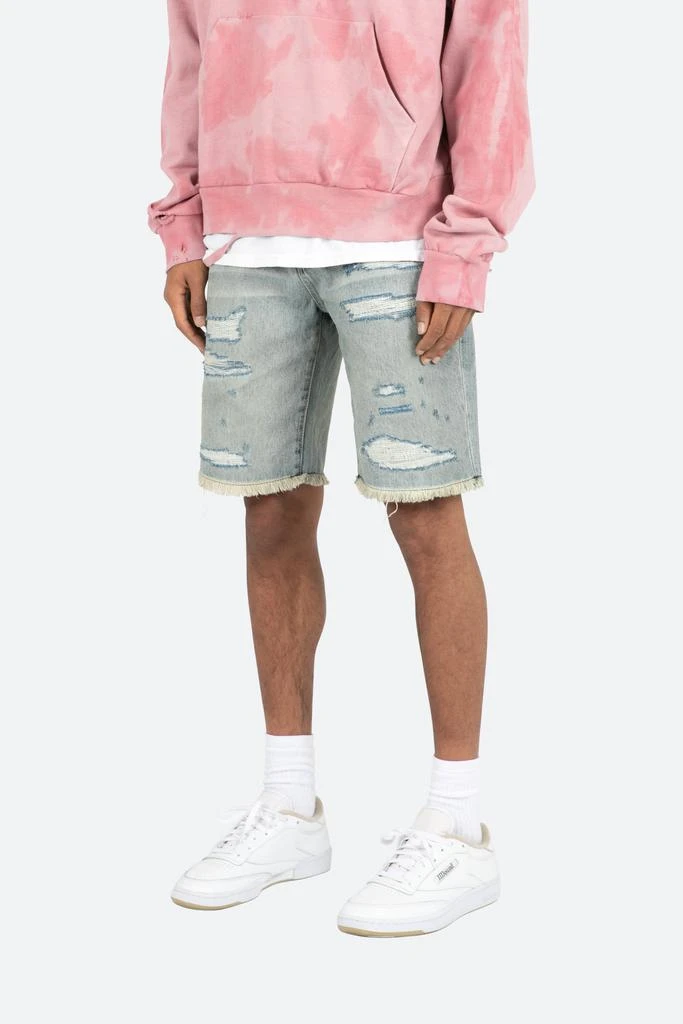 商品MNML|R465 Denim Shorts - Blue,价格¥136,第3张图片详细描述