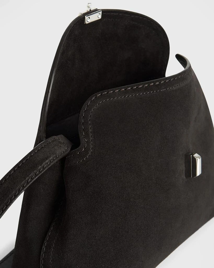商品Totême|T-Lock Clutch Bag in Smooth Suede,价格¥7518,第4张图片详细描述