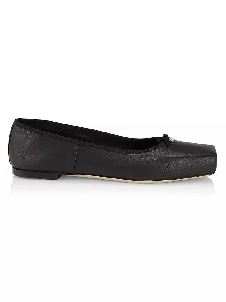 商品Alexander Wang|Billie Square-Toe Leather Ballet Flats,价格¥4033,第1张图片