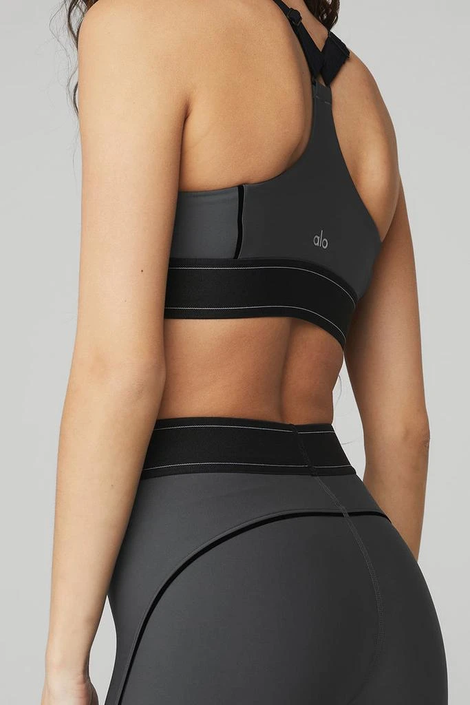 商品Alo|Airlift High-Waist Suit Up Legging - Anthracite/Black,价格¥1052,第4张图片详细描述