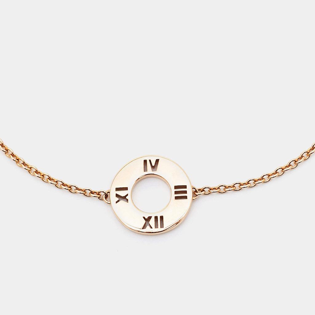 Tiffany & Co. Atlas Diamond Pierced 18k Rose Gold Bracelet商品第3张图片规格展示