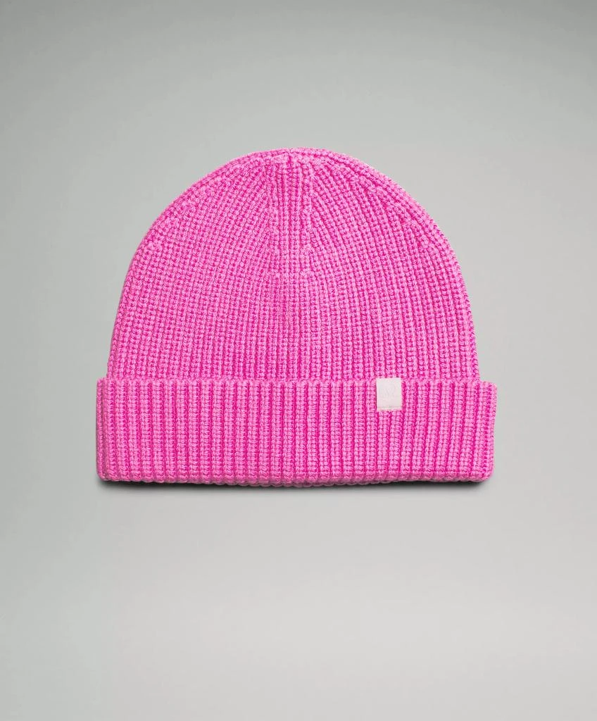 商品Lululemon|Close-Fit Wool-Blend Ribbed Knit Beanie,价格¥181,第5张图片详细描述