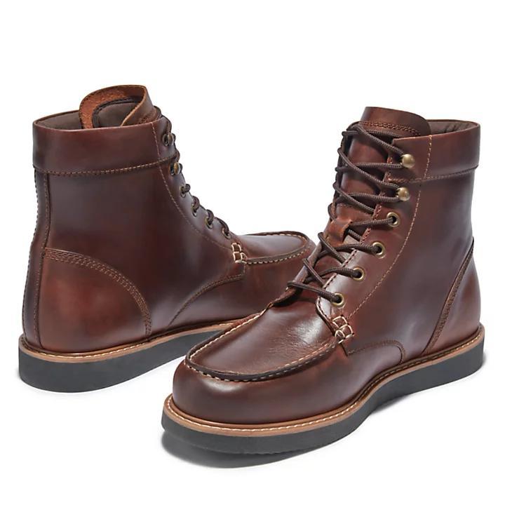 商品Timberland|Newmarket II 6 Inch Boot for Men in Dark Brown,价格¥1366,第7张图片详细描述