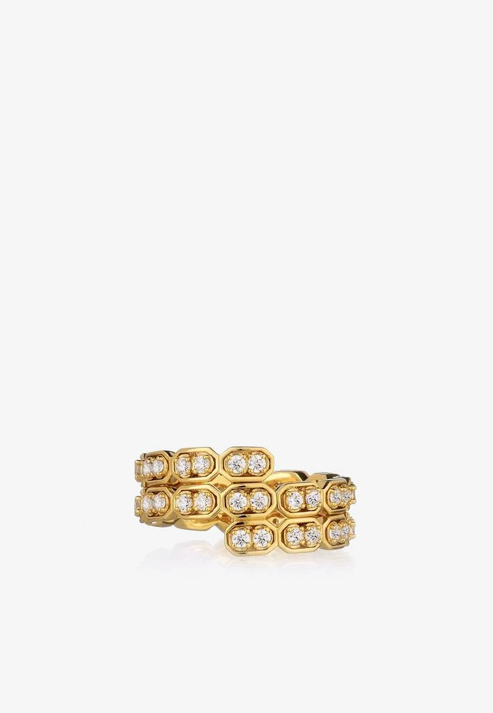 商品EÉRA|Special Order - Roma 18-karat Yellow Gold Diamond Ring,价格¥56471,第1张图片