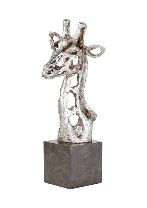 商品Monroe Lane|Lane Eclectic Polystone Giraffe Sculpture,价格¥1604,第1张图片