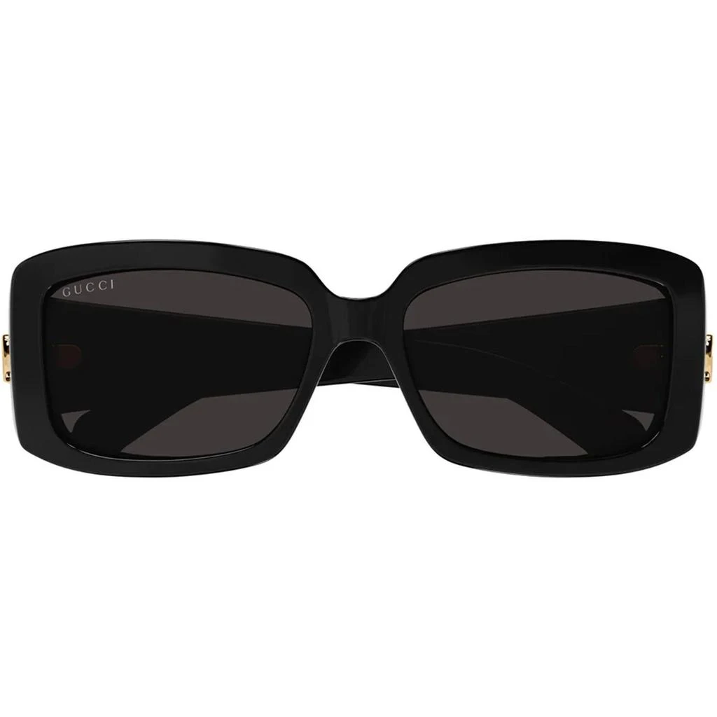 商品Gucci|Gucci Women's Sunglasses - Black Injected Plastic Rectangular Frame | GG1403SK 001,价格¥1440,第2张图片详细描述