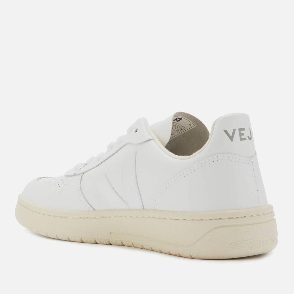 Veja Women's V-10 Leather Trainers - Extra White商品第2张图片规格展示