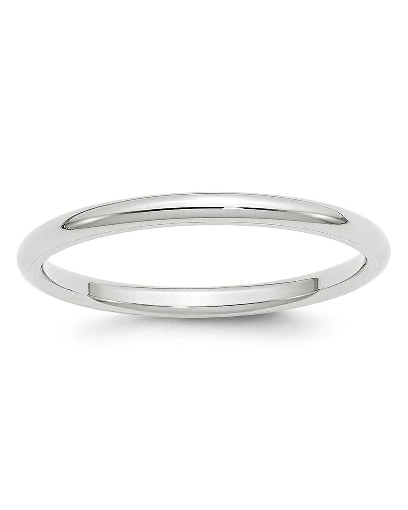 商品Bloomingdale's|Men's 2mm Comfort Fit Band Ring in 14K White Gold - Exclusive,价格¥3971,第1张图片