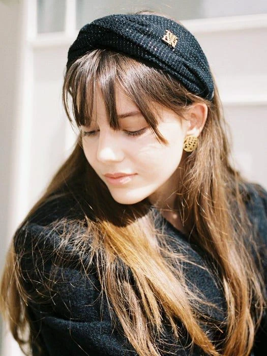 商品THE ASHLYNN|Kyle Tweed Logo Headband - 3 Colors,价格¥334,第4张图片详细描述