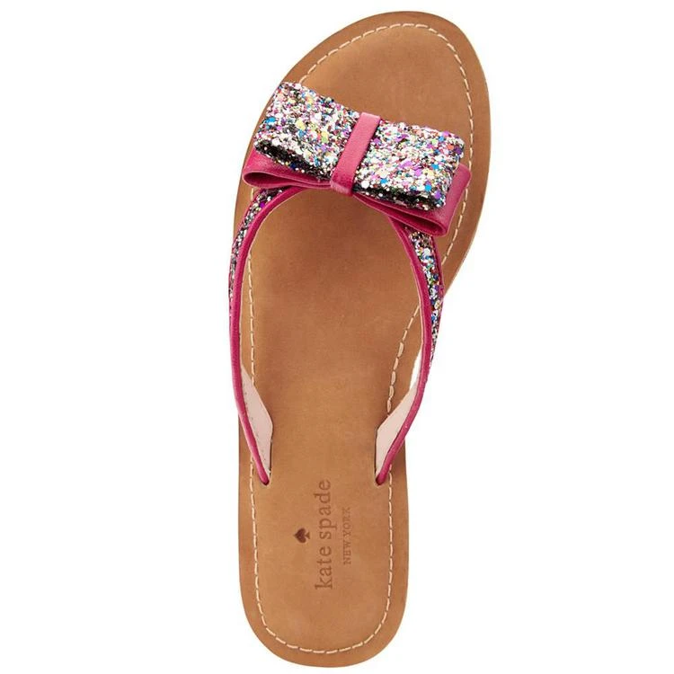 商品Kate Spade|Icarda Glitter Bow Flip Flops,价格¥318,第3张图片详细描述