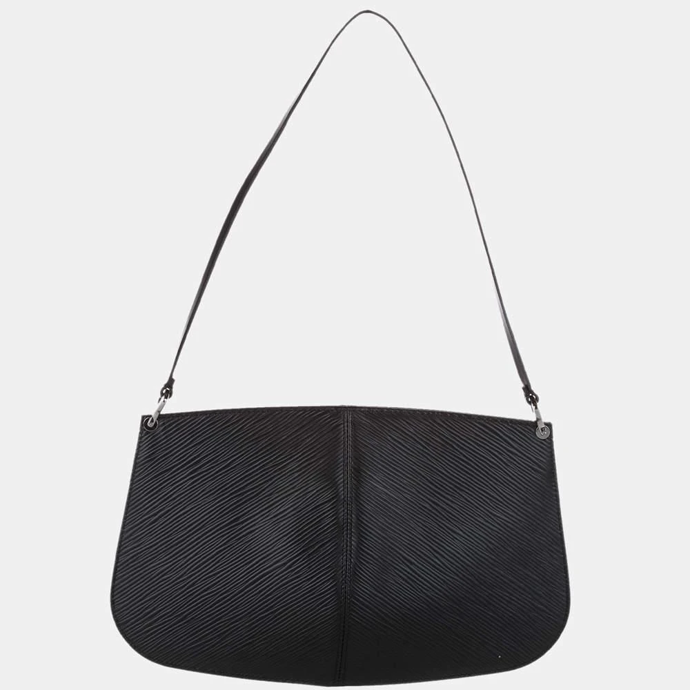 商品[二手商品] Louis Vuitton|Louis Vuitton Black Epi Demi Lune Pochette,价格¥4168,第3张图片详细描述