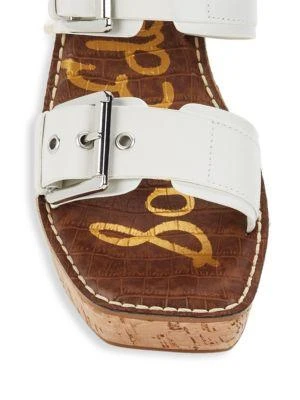 商品Sam Edelman|Anna Leather Wedge Sandals,价格¥277,第5张图片详细描述