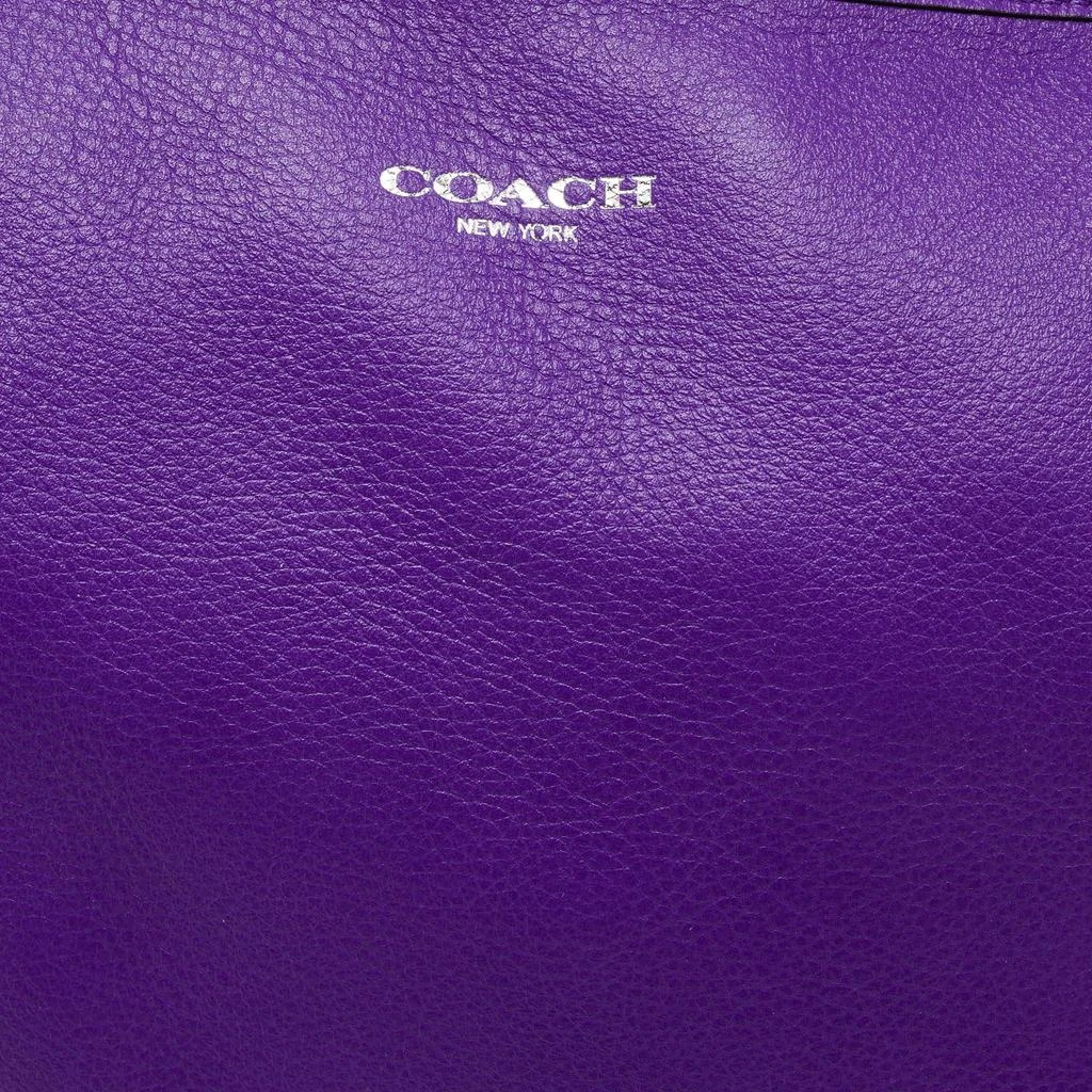 商品[二手商品] Coach|Coach Purple/Violet Leather Legacy Tassel Shoulder Bag,价格¥1281,第5张图片详细描述