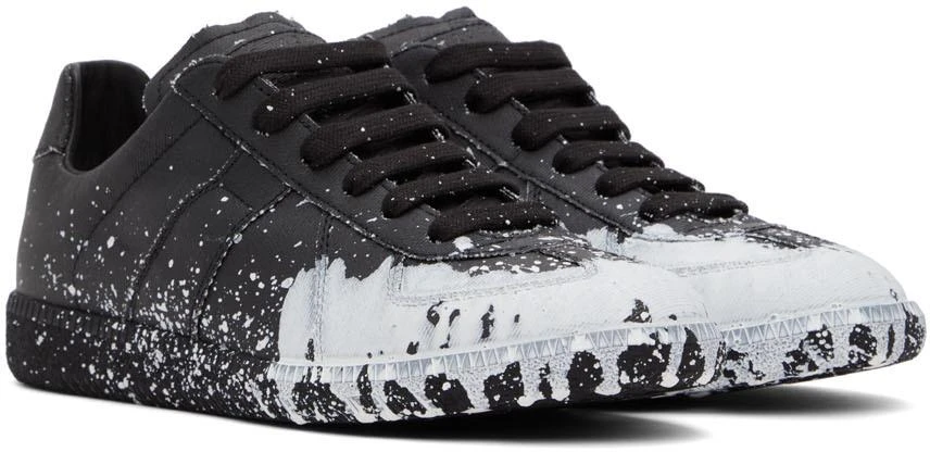 商品MAISON MARGIELA|Black & White Replica Sneakers,价格¥2213,第4张图片详细描述
