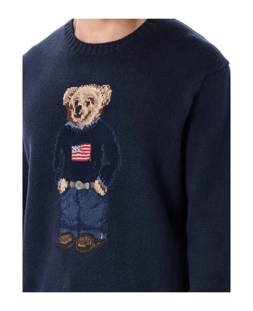 商品Ralph Lauren|Bear Intarsia Crewneck Sweater,价格¥3410,第5张图片详细描述