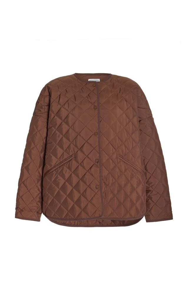 商品Totême|Toteme - Women's Oversized Quilted Jacket - Brown - S - Moda Operandi,价格¥2462,第1张图片